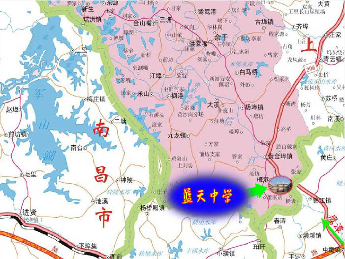 余干县城地图高清版图片